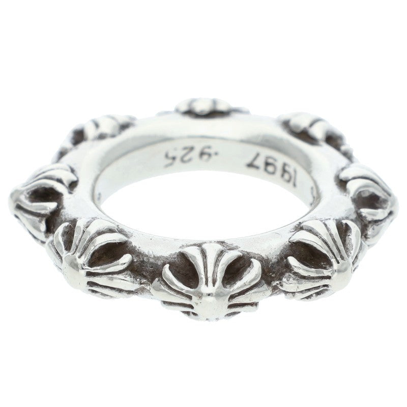 Chrome Hearts CROSS BAND Silver Ring Size 8.5