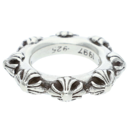 Chrome Hearts CROSS BAND Silver Ring Size 8.5