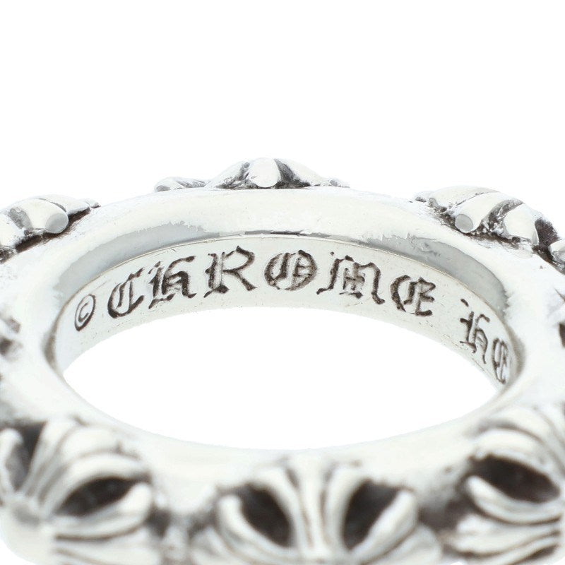 Chrome Hearts CROSS BAND Silver Ring Size 8.5