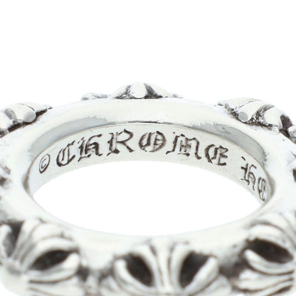 Chrome Hearts CROSS BAND Silver Ring Size 8.5