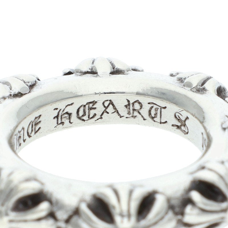 Chrome Hearts CROSS BAND Silver Ring Size 8.5