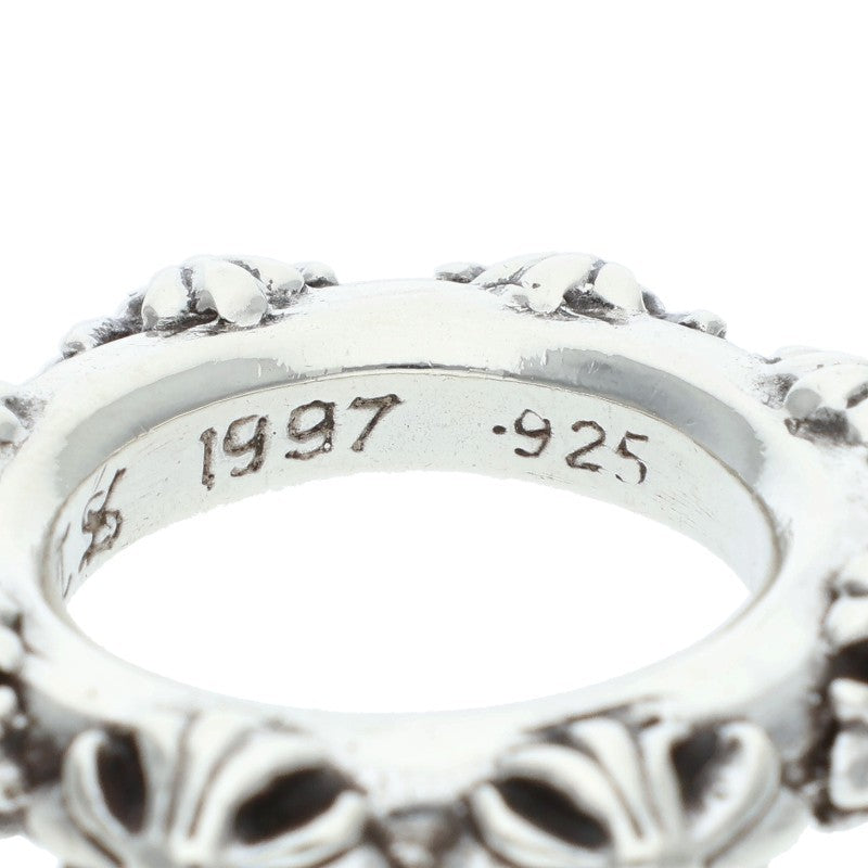 Chrome Hearts CROSS BAND Silver Ring Size 8.5