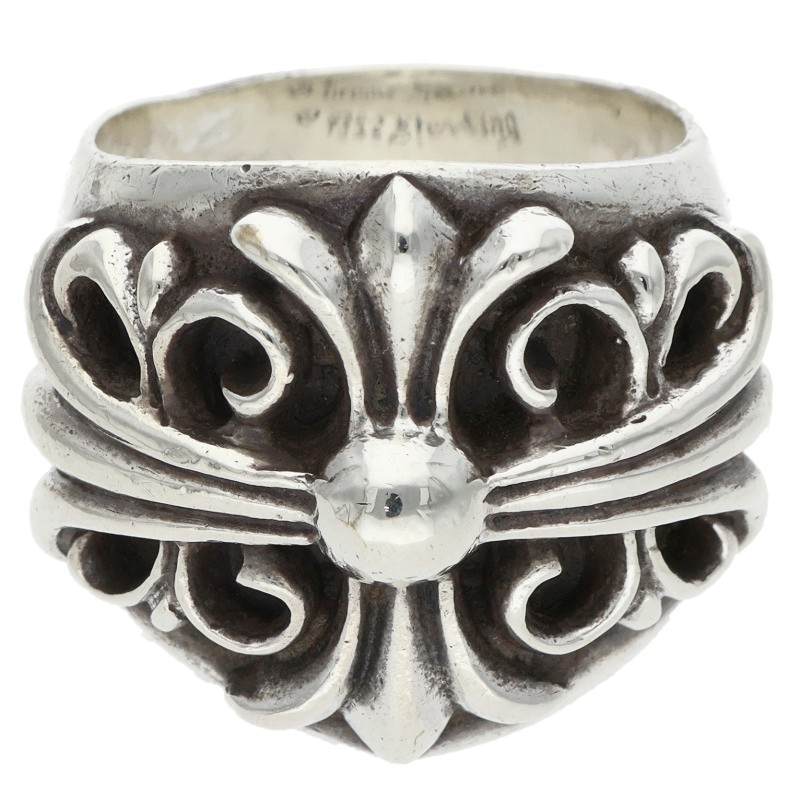 Chrome Hearts KEEPER Silver Ring Size 13.5