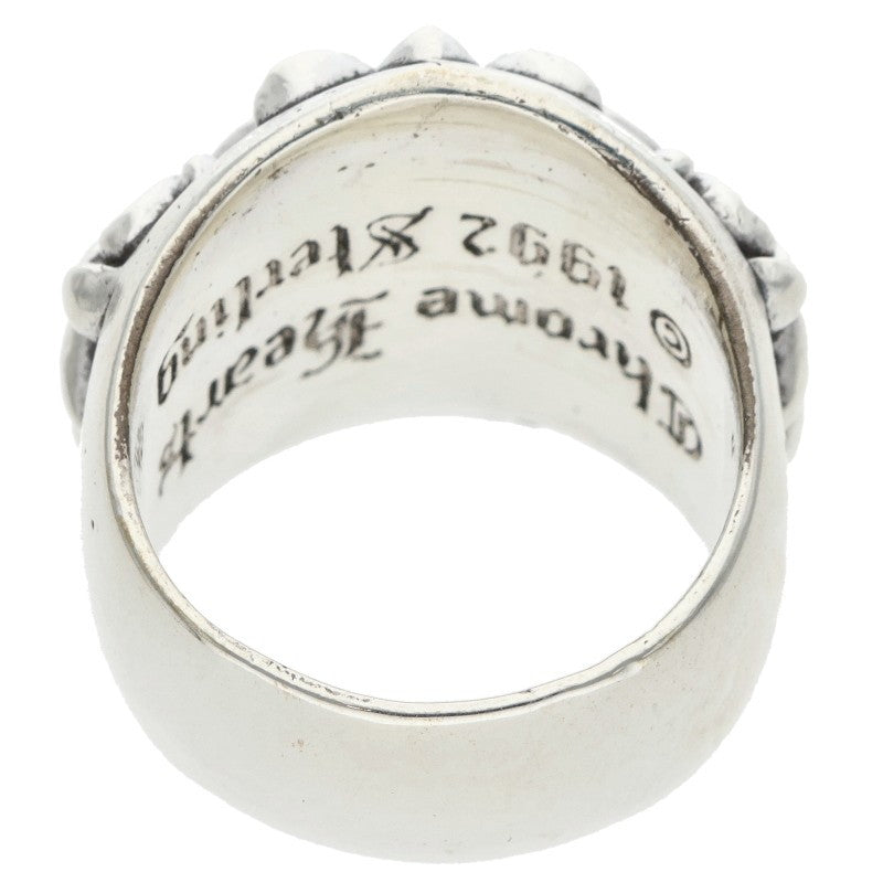 Chrome Hearts KEEPER Silver Ring Size 13.5