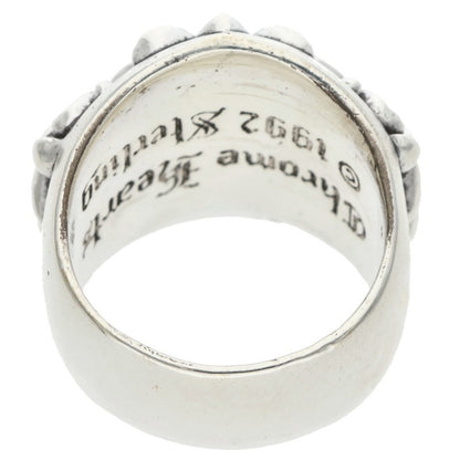 Chrome Hearts KEEPER Silver Ring Size 13.5