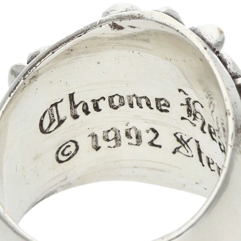 Chrome Hearts KEEPER Silver Ring Size 13.5