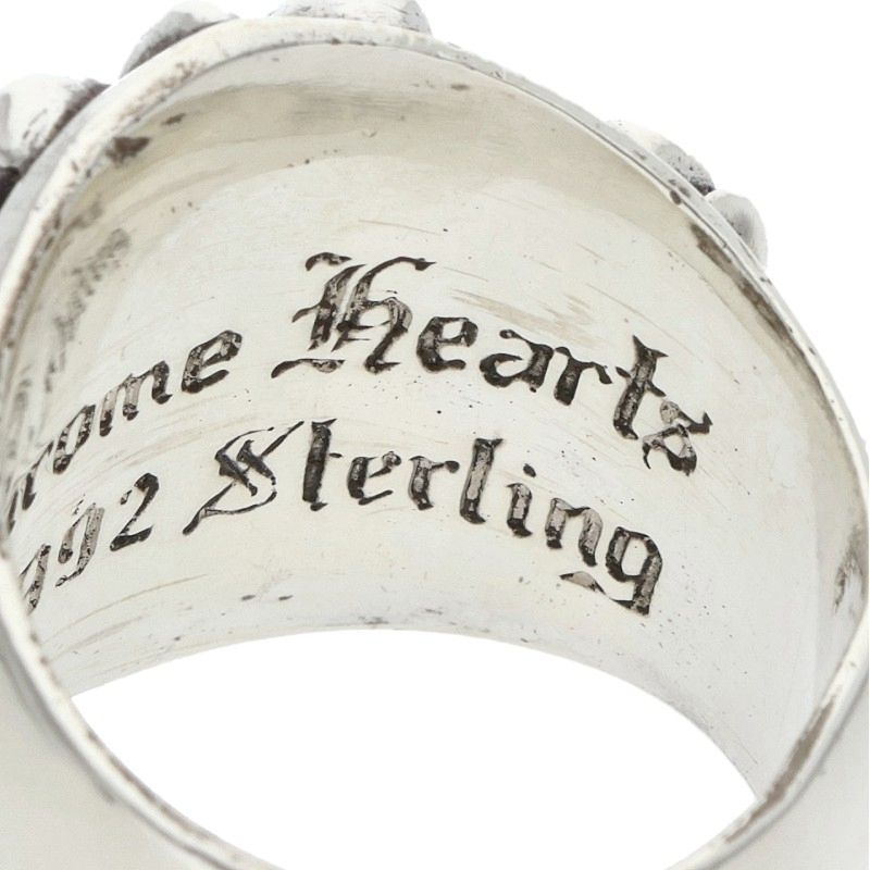 Chrome Hearts KEEPER Silver Ring Size 13.5