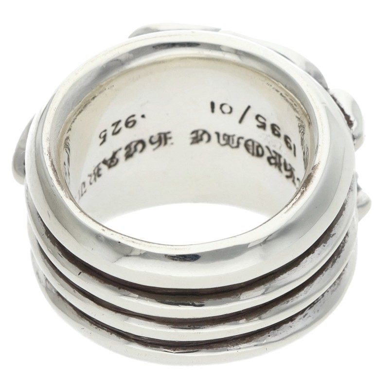 Chrome Hearts DAGGER HEART Silver Ring Size JP 16.5