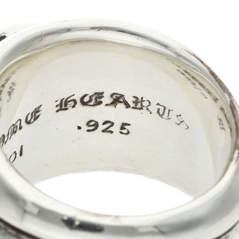 Chrome Hearts DAGGER HEART Silver Ring Size JP 16.5