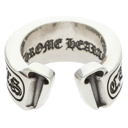 Chrome Hearts LG SCROLL LABEL Silver Ring Size ONE SIZE