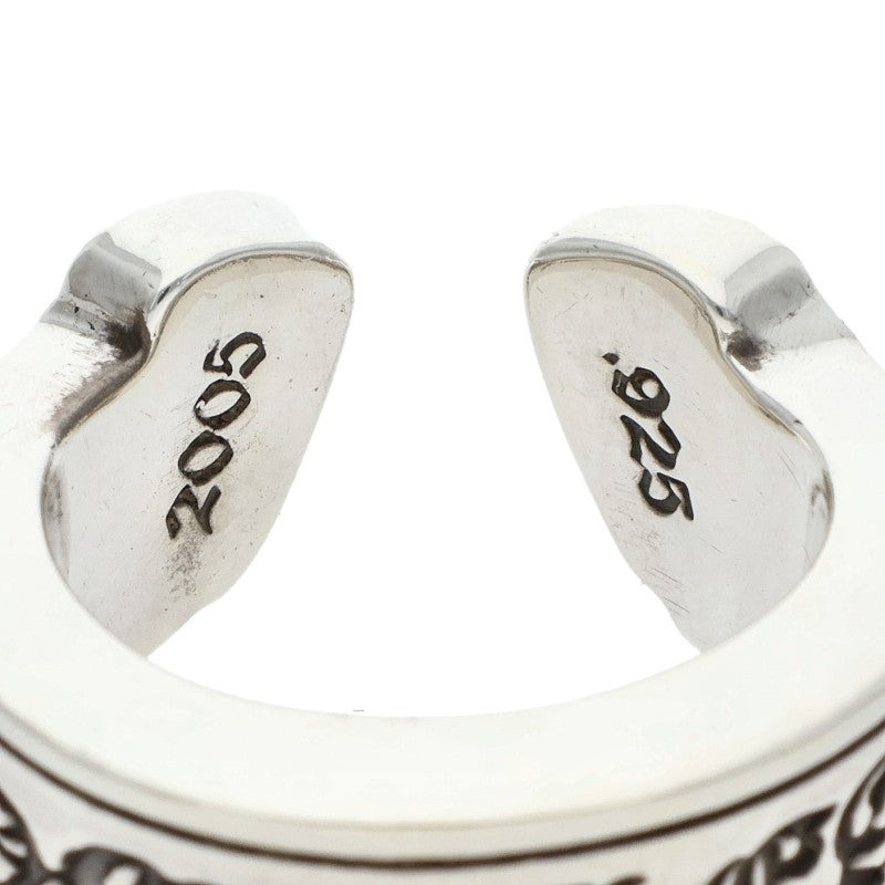 Chrome Hearts LG SCROLL LABEL Silver Ring Size ONE SIZE