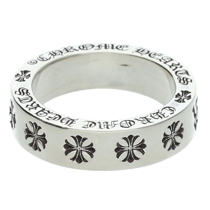 Chrome Hearts 6mm Spacer Forever Silver Ring Size JP 15