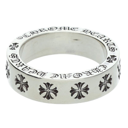 Chrome Hearts 6mm Spacer Forever Silver Ring Size JP 15