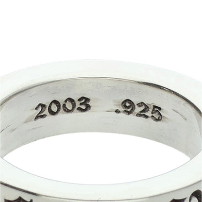 Chrome Hearts 6mm Spacer Forever Silver Ring Size JP 15