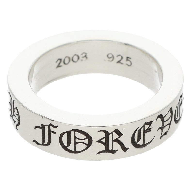 Chrome Hearts 6mm Spacer Forever Silver Ring Size JP 13