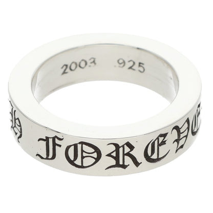 Chrome Hearts 6mm Spacer Forever Silver Ring Size JP 13
