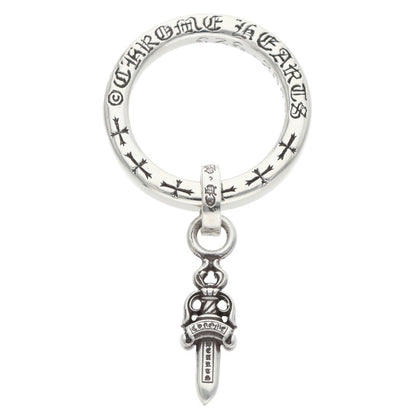 Chrome Hearts NTFL W Dagger Motif Silver Ring Size ONE SIZE
