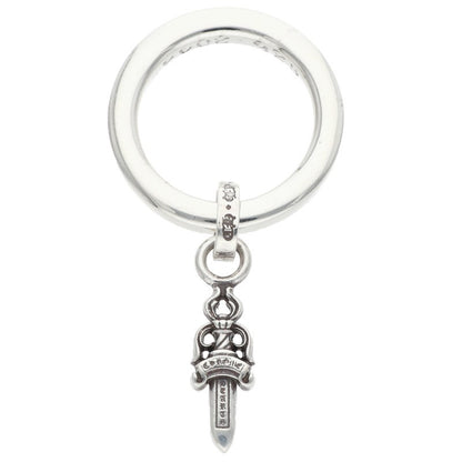 Chrome Hearts NTFL W Dagger Motif Silver Ring Size ONE SIZE