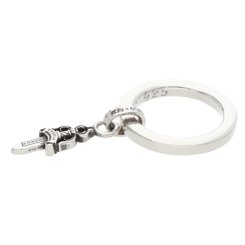 Chrome Hearts NTFL W Dagger Motif Silver Ring Size ONE SIZE