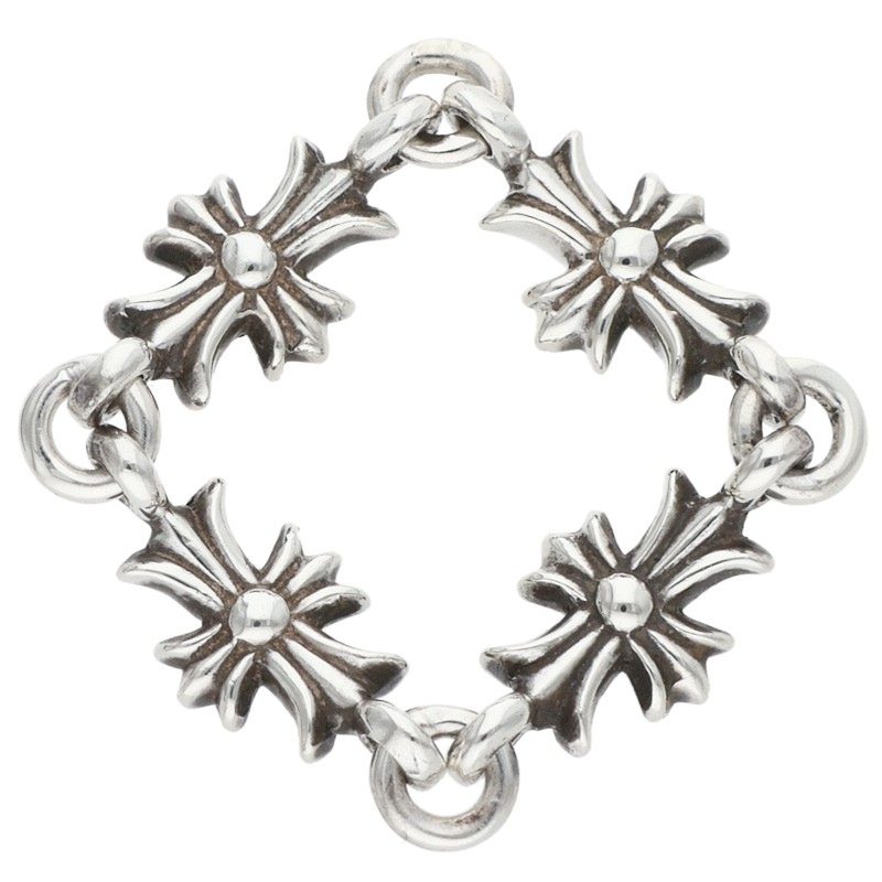 Chrome Hearts TNY E CH PLS DIA Silver Ring Size ONE SIZE