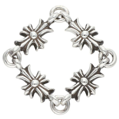 Chrome Hearts TNY E CH PLS DIA Silver Ring Size ONE SIZE