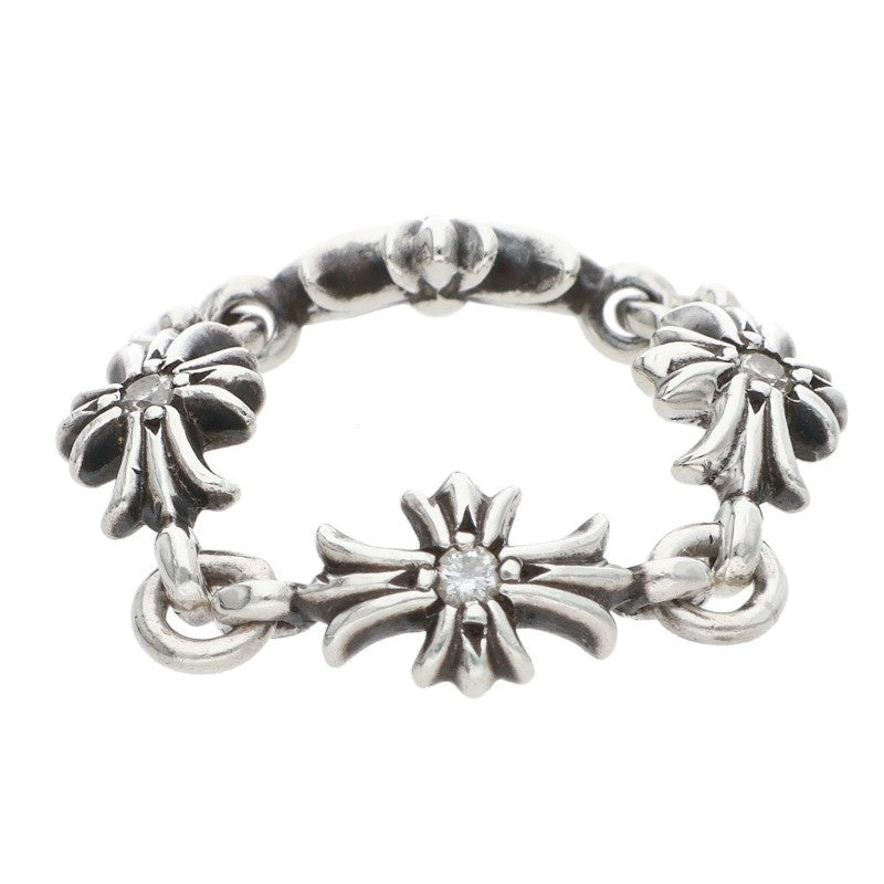 Chrome Hearts TNY E CH PLS DIA Silver Ring Size ONE SIZE