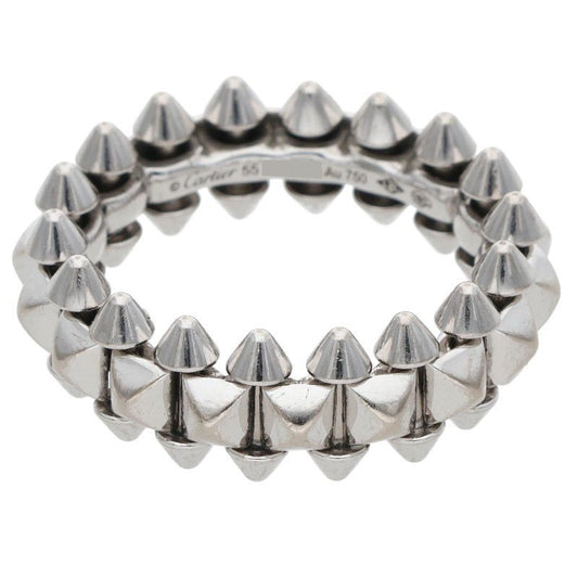 Cartier Crash de Cartier 18K WG Ring Size 13.5