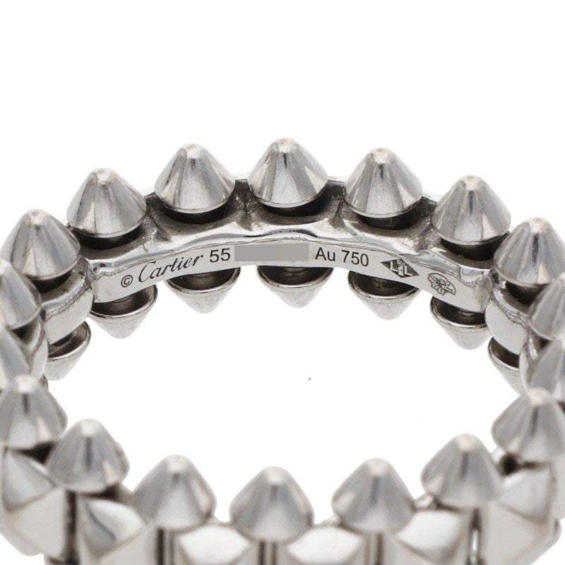 Cartier Crash de Cartier 18K WG Ring Size 13.5