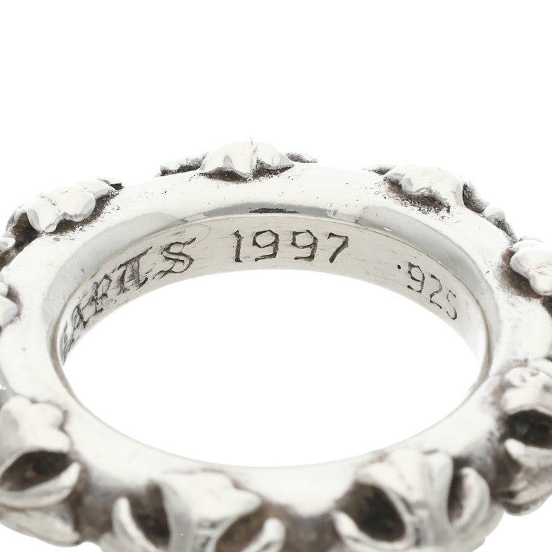Chrome Hearts CROSS BAND Silver Ring Size JP 16.5
