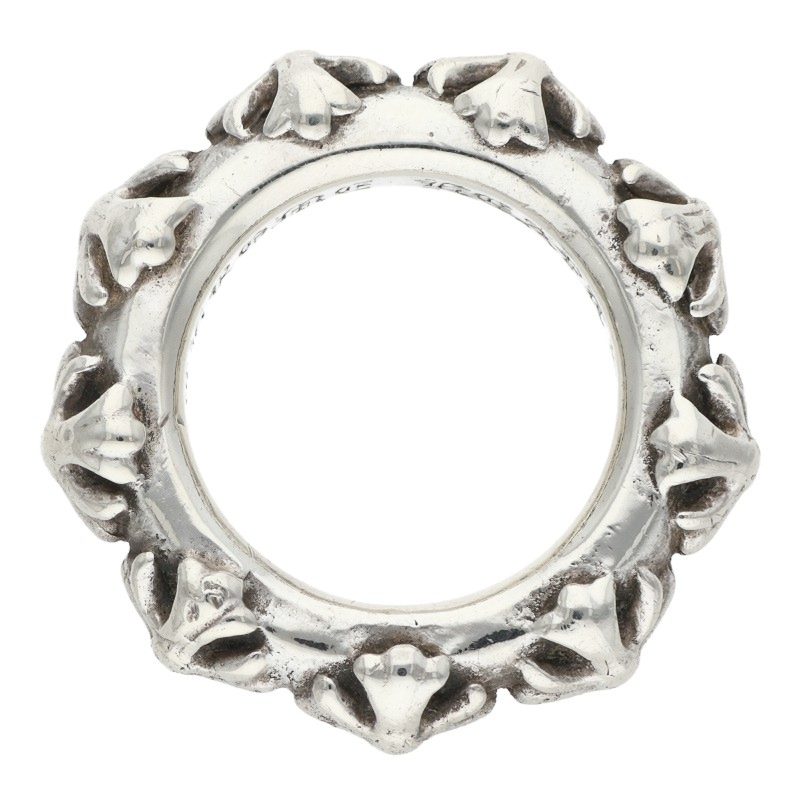 Chrome Hearts CROSS BAND Silver Ring Size JP 16.5