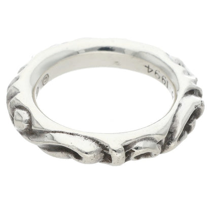 Chrome Hearts SCRL BAND Silver Ring Size JP 17