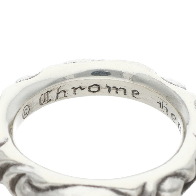 Chrome Hearts SCRL BAND Silver Ring Size JP 17