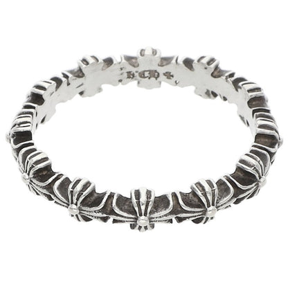 Chrome Hearts TINY E CH PLS BAND Silver Ring Size ONE SIZE