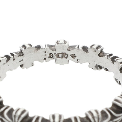 Chrome Hearts TINY E CH PLS BAND Silver Ring Size ONE SIZE