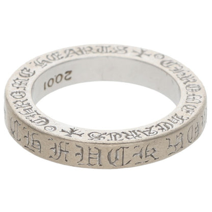 Chrome Hearts 18K 3mm Spacer White Gold Ring Size ONE SIZE