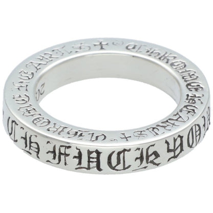 Chrome Hearts 3mm Spacer FUCKYOU Silver Ring Size ONE SIZE