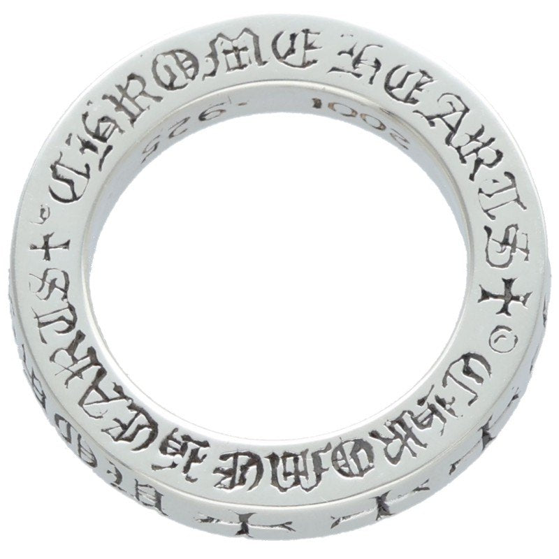 Chrome Hearts 3mm Spacer FUCKYOU Silver Ring Size ONE SIZE