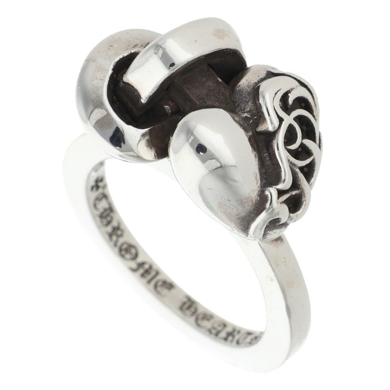 Chrome Hearts I HEART YOU KNOT Silver Ring Size ONE SIZE