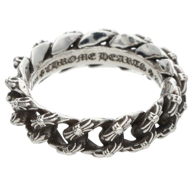 Chrome Hearts XTRA FANCY SML Silver Ring Size ONE SIZE