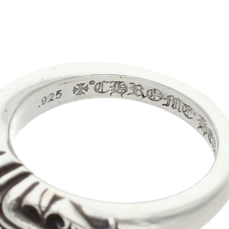 Chrome Hearts BABY CLSC K&T Silver Ring Size JP 6