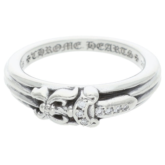 Chrome Hearts BABY CLSC P D Pave Diamond Ring Size US 6