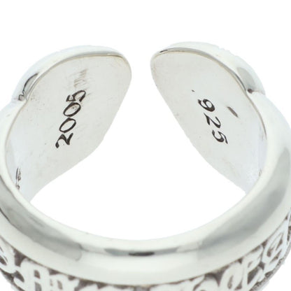 Chrome Hearts SM SCROLL LABEL Silver ONE SIZE Ring Size ONE SIZE