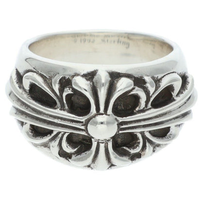 Chrome Hearts FLRL CRS Sterling Silver Ring Size 11.5