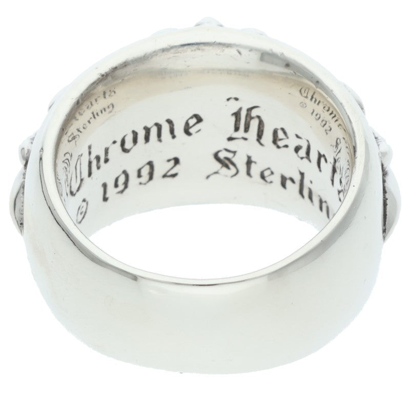 Chrome Hearts FLRL CRS Sterling Silver Ring Size 11.5