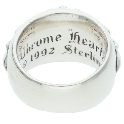 Chrome Hearts FLRL CRS Sterling Silver Ring Size 11.5