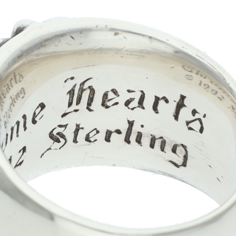 Chrome Hearts FLRL CRS Sterling Silver Ring Size 11.5