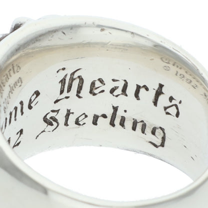 Chrome Hearts FLRL CRS Sterling Silver Ring Size 11.5