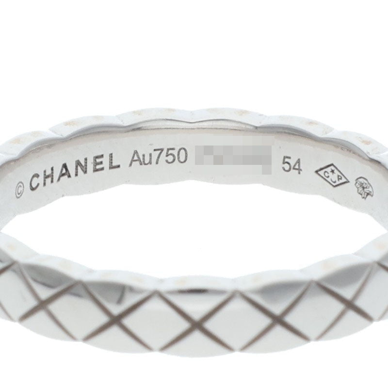 CHANEL Coco Crush J11793 18K WG Ring Size 54