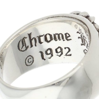Chrome Hearts FLRL CRS Floral Silver Ring Size ONE SIZE