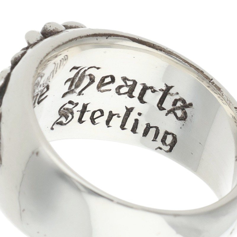 Chrome Hearts FLRL CRS Floral Silver Ring Size ONE SIZE